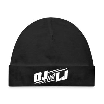 Veranstaltungstechnik DJ not LJ - Baby Premium Organic Mütze - Schwarz - Vorne