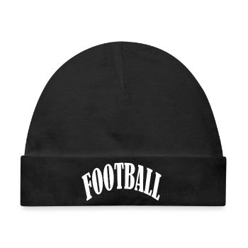 football fan highschool springbreak goal sticker - Baby Premium Organic Mütze - Schwarz - Vorne