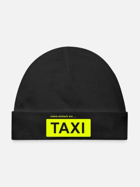 nimm einfach ein taxi - Baby Premium Organic Mütze - Schwarz