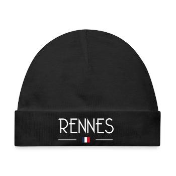 Rennes - Baby Premium Organic Mütze - Schwarz - Vorne