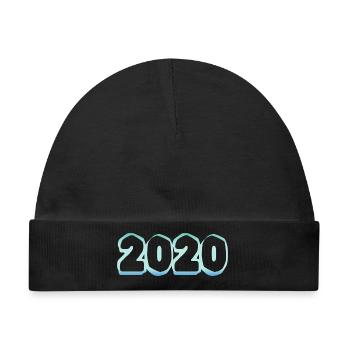 Eisberg 2020 - Baby Premium Organic Mütze - Schwarz - Vorne
