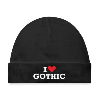 Ich liebe Gothic - Baby Premium Organic Mütze - Schwarz - Vorne