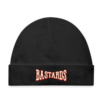 bastards bandit dieb bastard ghetto strasse hiphop - Baby Premium Organic Mütze - Schwarz - Vorne