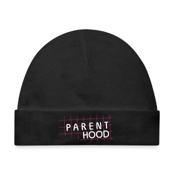Parent Hood – Elternleben im Fokus - Baby Premium Organic Mütze - Schwarz - Vorne