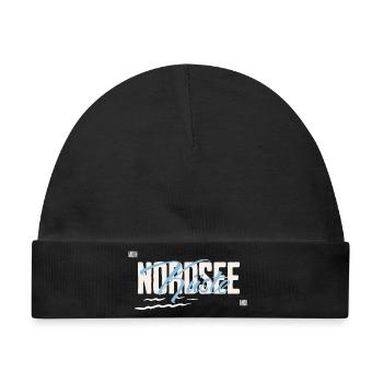 Nordsee - Küste - Baby Premium Organic Mütze - Schwarz - Vorne