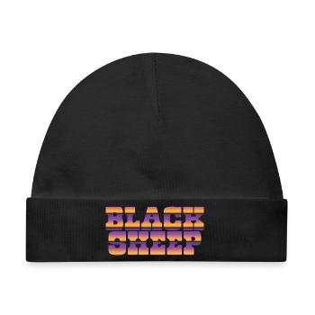 Black Sheep - Baby Premium Organic Mütze - Schwarz - Vorne