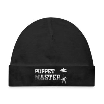 Puppet Master Marionette - Baby Premium Organic Mütze - Schwarz - Vorne