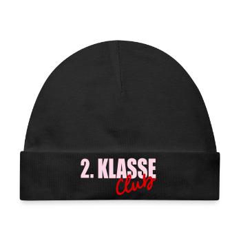 Grundschule 2. Klasse Club - Baby Premium Organic Mütze - Schwarz - Vorne