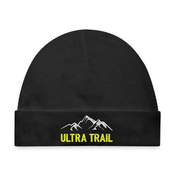Ultra Trail - Baby Premium Organic Mütze - Schwarz - Vorne