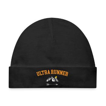 Ultra Runner - Baby Premium Organic Mütze - Schwarz - Vorne