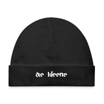 Die Kleene - Baby Premium Organic Mütze - Schwarz - Vorne