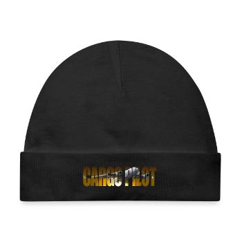 Cargo pilot C-17 - Baby Premium Organic Mütze - Schwarz - Vorne