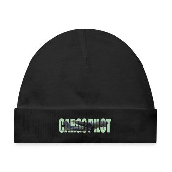 Cargo pilot C-160 - Baby Premium Organic Mütze - Schwarz - Vorne