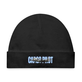 Cargo pilot B-307 - Baby Premium Organic Mütze - Schwarz - Vorne