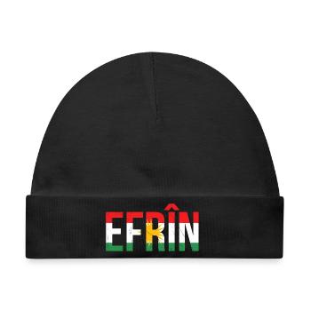 Kurdistan Kurden Friedenssymbol mit Nationalflagge - Baby Premium Organic Mütze - Schwarz - Vorne