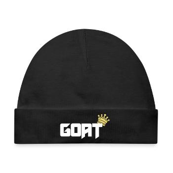 GOAT - Baby Premium Organic Mütze - Schwarz - Vorne
