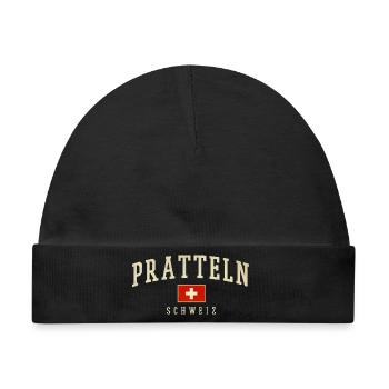 Pratteln Schweiz Emblem - Baby Premium Organic Mütze - Schwarz - Vorne
