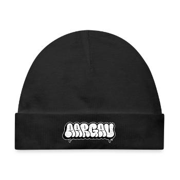 Aargau Graffiti Bubble - Baby Premium Organic Mütze - Schwarz - Vorne