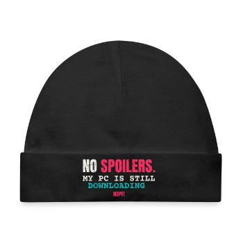 No Spoiler Videogame - Baby Premium Organic Mütze - Schwarz - Vorne