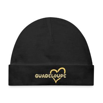 Guadeloupe als Urlaub - Baby Premium Organic Mütze - Schwarz - Vorne