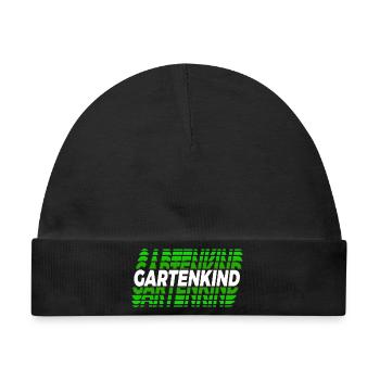 Gartenkind Design - Baby Premium Organic Mütze - Schwarz - Vorne