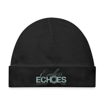 Synthesizer Modular Addicted Endless Echoes - Baby Premium Organic Mütze - Schwarz - Vorne