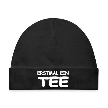 Tee - Baby Premium Organic Mütze - Schwarz - Vorne