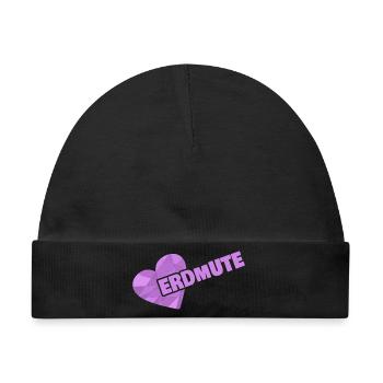 Geschenk für Erdmute - Baby Premium Organic Mütze - Schwarz - Vorne