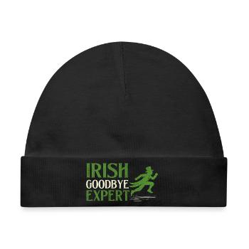 Irischer Abschiedsexperte St. Patrick's St. Paddys - Baby Premium Organic Mütze - Schwarz - Vorne