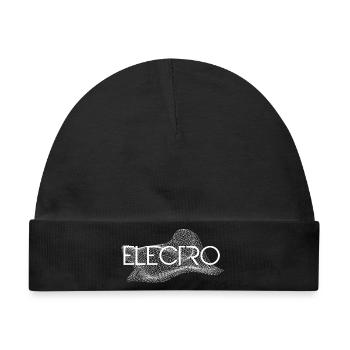 Electro Music Logo - Baby Premium Organic Mütze - Schwarz - Vorne