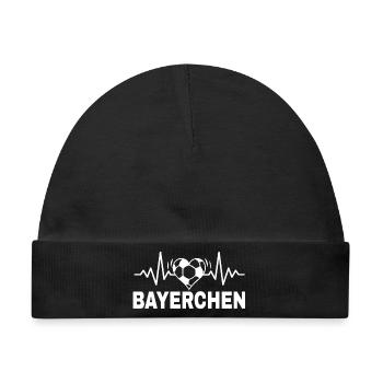 Bayerchen Fußballfans aus Bayern - Baby Premium Organic Mütze - Schwarz - Vorne