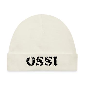 Ossi - Baby Premium Organic Mütze - Naturweiß - Vorne