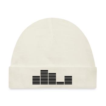 Music Bar Equalizer - Baby Premium Organic Mütze - Naturweiß - Vorne