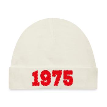 1975 - Baby Premium Organic Mütze - Naturweiß - Vorne