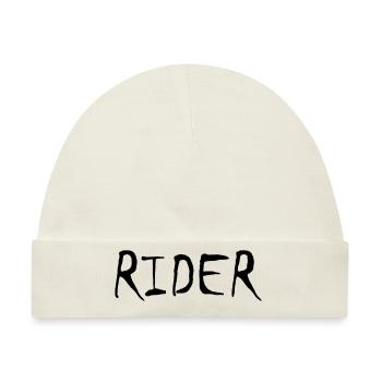 rider - Baby Premium Organic Mütze - Naturweiß - Vorne
