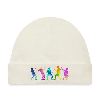 dance - Baby Premium Organic Mütze - Naturweiß - Vorne
