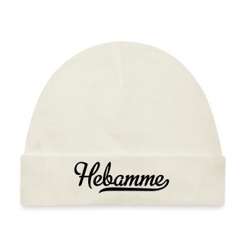 Hebamme - Baby Premium Organic Mütze - Naturweiß - Vorne