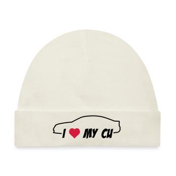 I love my Accord CU - Baby Premium Organic Mütze - Naturweiß - Vorne
