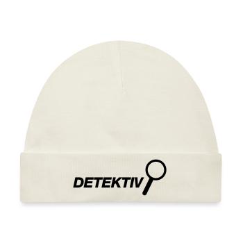 Detektiv - Baby Premium Organic Mütze - Naturweiß - Vorne