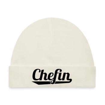 Chefin - Baby Premium Organic Mütze - Naturweiß - Vorne