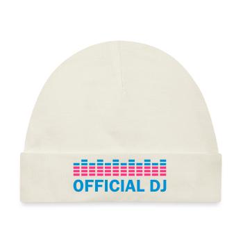 official dj - Baby Premium Organic Mütze - Naturweiß - Vorne