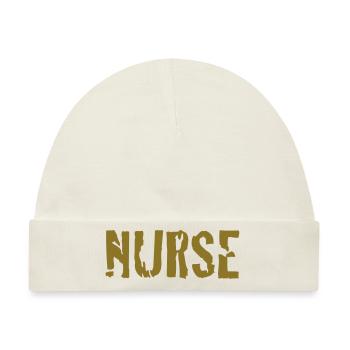 nurse - Baby Premium Organic Mütze - Naturweiß - Vorne
