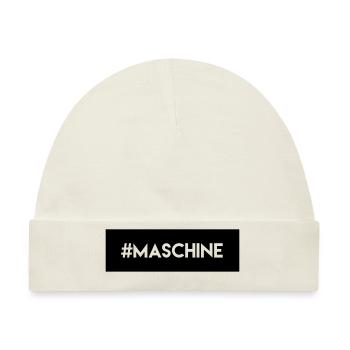 #maschine - Baby Premium Organic Mütze - Naturweiß - Vorne