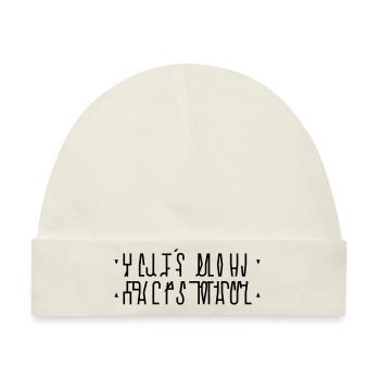 Hidden Message (Halt's Maul) - Baby Premium Organic Mütze - Naturweiß - Vorne
