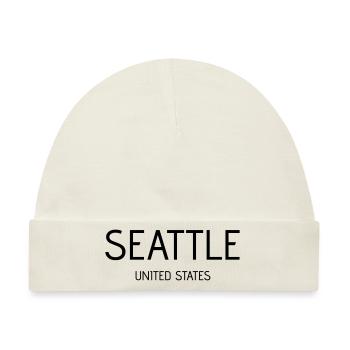 Seattle - Baby Premium Organic Mütze - Naturweiß - Vorne