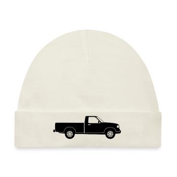 Pick-up Truck - Baby Premium Organic Mütze - Naturweiß - Vorne