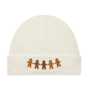 Lebkuchenmänner - Baby Premium Organic Mütze - Naturweiß - Vorne