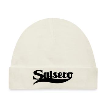 Salsero - Salsa Dance Shirt - Baby Premium Organic Mütze - Naturweiß - Vorne