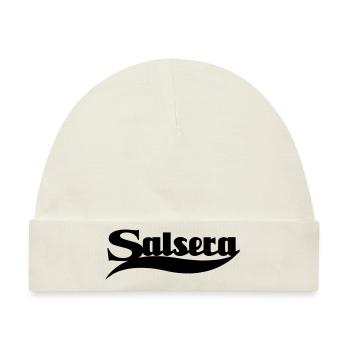 Salsera - Salsa Dance Shirt - Baby Premium Organic Mütze - Naturweiß - Vorne