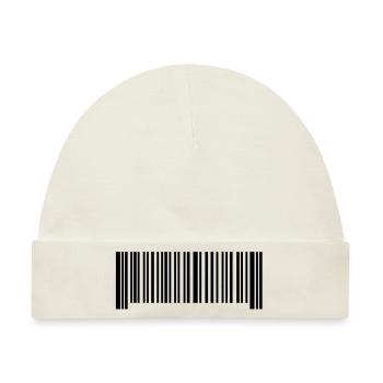 barcode symbol - Baby Premium Organic Mütze - Naturweiß - Vorne